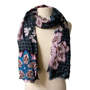 Talbots Scarf Wrap Floral 72 x 28 Multi-Color